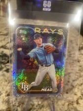 2024 Topps Series 1 Curtis Mead #82 Silver Crackle Foil (RC)