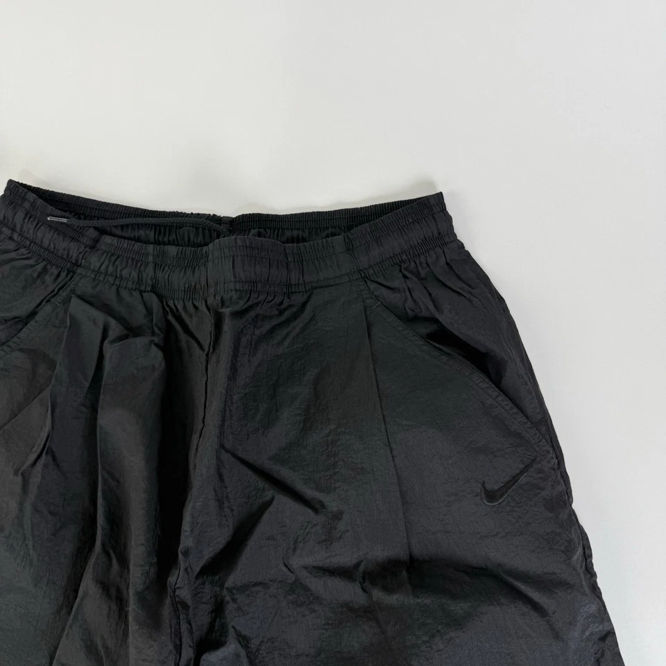 Nike Vintage Black Track pants 80s-90s Style, Size L Made in Thailand SWISHY YKK - Image 2 of 4