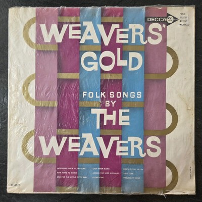 Weavers Gold (Pete Seeger) - Folk Songs by The Weavers - G vinyl LP album 1962