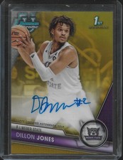 2023-24 Bowman University Chrome Dillon Jones Prospects Autographs Gold #/50