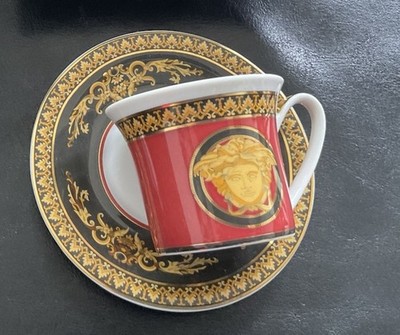 Rosenthal Meets Versace Medusa Espressotasse mit Untertasse