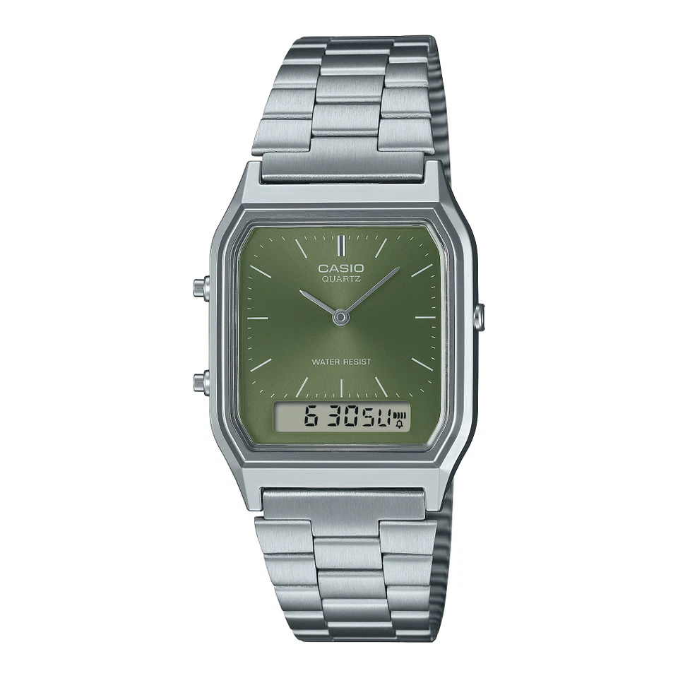 Casio Uhr Retro Armbanduhr AQ-230A-3AMQYES, Analog/Digital, NEU - Bild 1 von 1