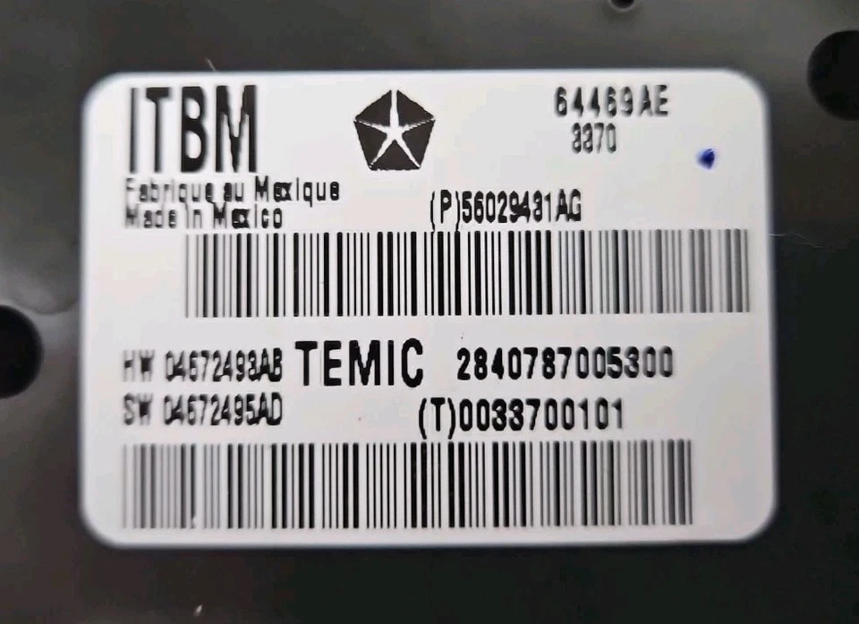 Controlador de frenos de remolque 10-12 Dodge Ram 1500 2500 3500 ITBM P56029431AE Foto 3 de 4