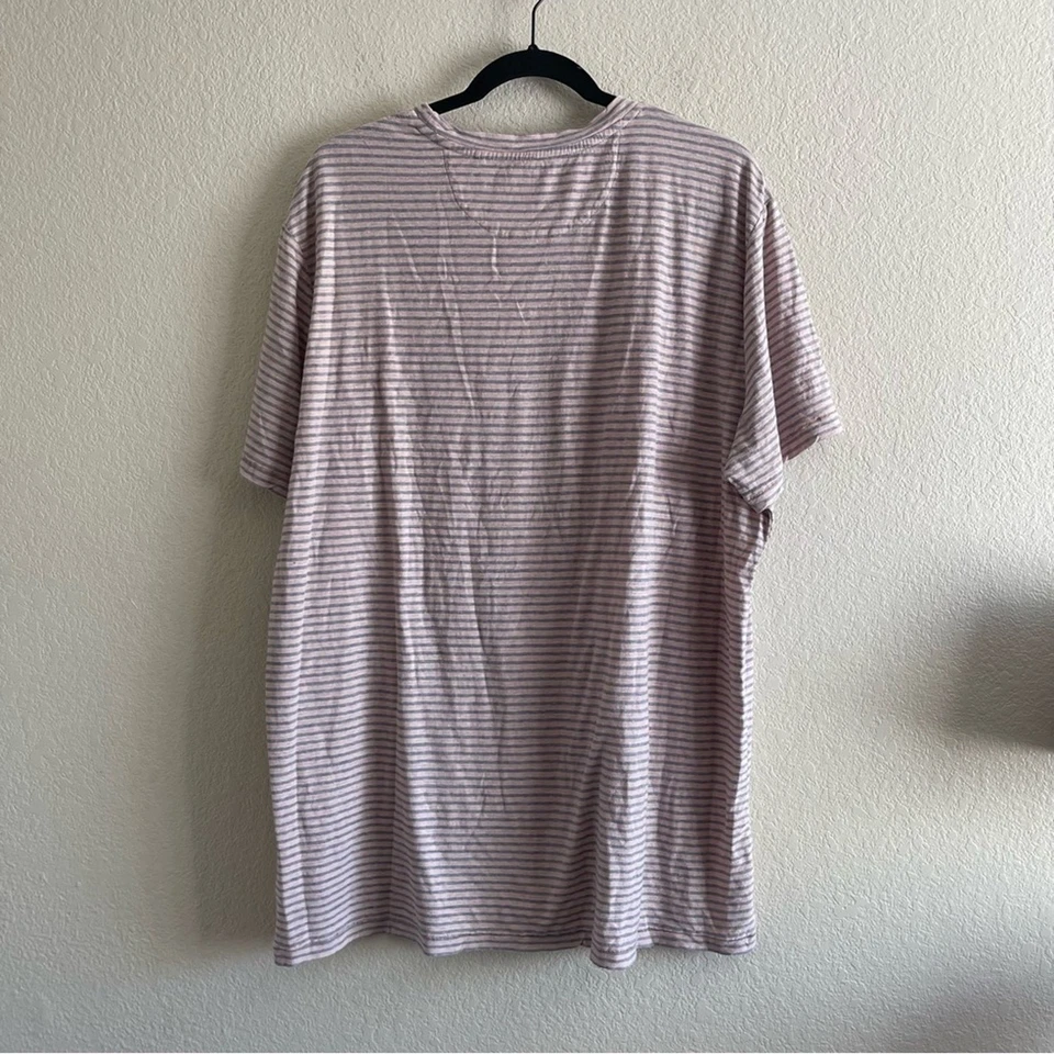 Camisa Rails Valencia en Rosa Índigo Rayas Manga Corta Camiseta Para Hombre Talla XXL Foto 3 de 4