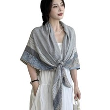 Large Square Scarf 43 Silk Scarf Fashion Scarves Silk Feeling Hair Wrapping S...