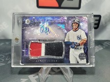 Aaron Judge 2016 Bowman Inception Jumbo Patch Auto /50 #IAJP-AJ Yankees