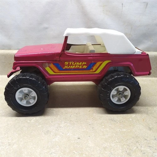 Vintage Tonka Stump Jumper, Jeepster, Truck Pressed Steel, Pink Version