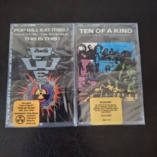 Lot Of 2 Compilation Rock Cassette Tapes: Sealed -Pop Will Eat Itself 10 Of Kind