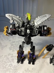 LEGO Bionicle 70789 + Ninjago 70723 Partial Build Mech Lot Incomplete