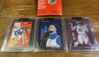 Stephen Curry To Be Continued Canvas Marketing Season 2 Adhesive Artifacts X3