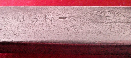 Rare WW2 USN Rockford / Greenlee 10” Draw Knife Military Tool Seabees WWll Navy