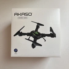 Akaso A200 Quadcopter Drone 14+ In Box Rechargeable Folding Wings App Control