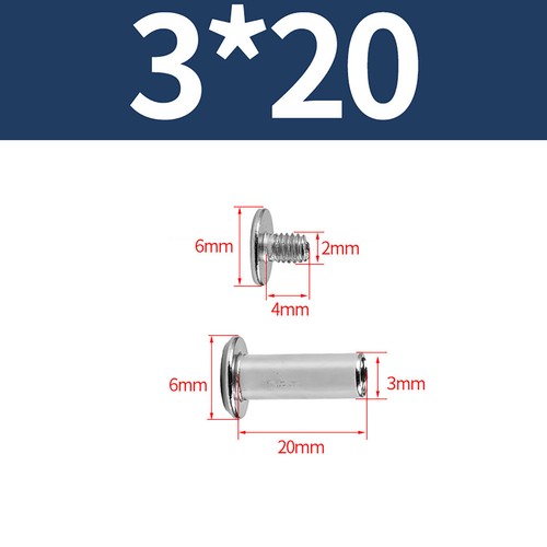 Furniture Connector Bolts & Cap Nuts Stainless Steel Phillips Screws M3 M4 M5 M6 - Picture 15 of 96