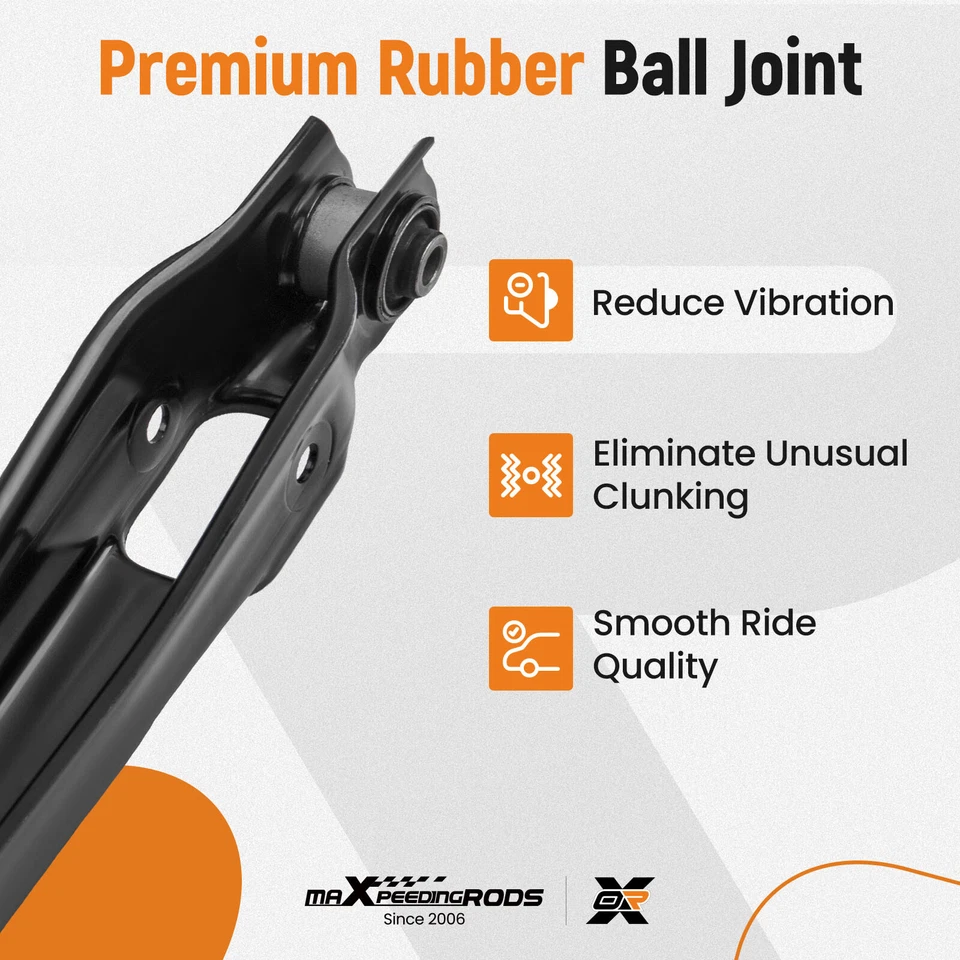 Rear Control Arms Upper Lower & Assist Link Kit for Mitsubishi Mirage 1993-2002 — 第 4/4 张图片