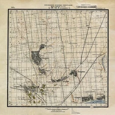 1932 Map of Muzykivka Kherson Oblast Ukraine