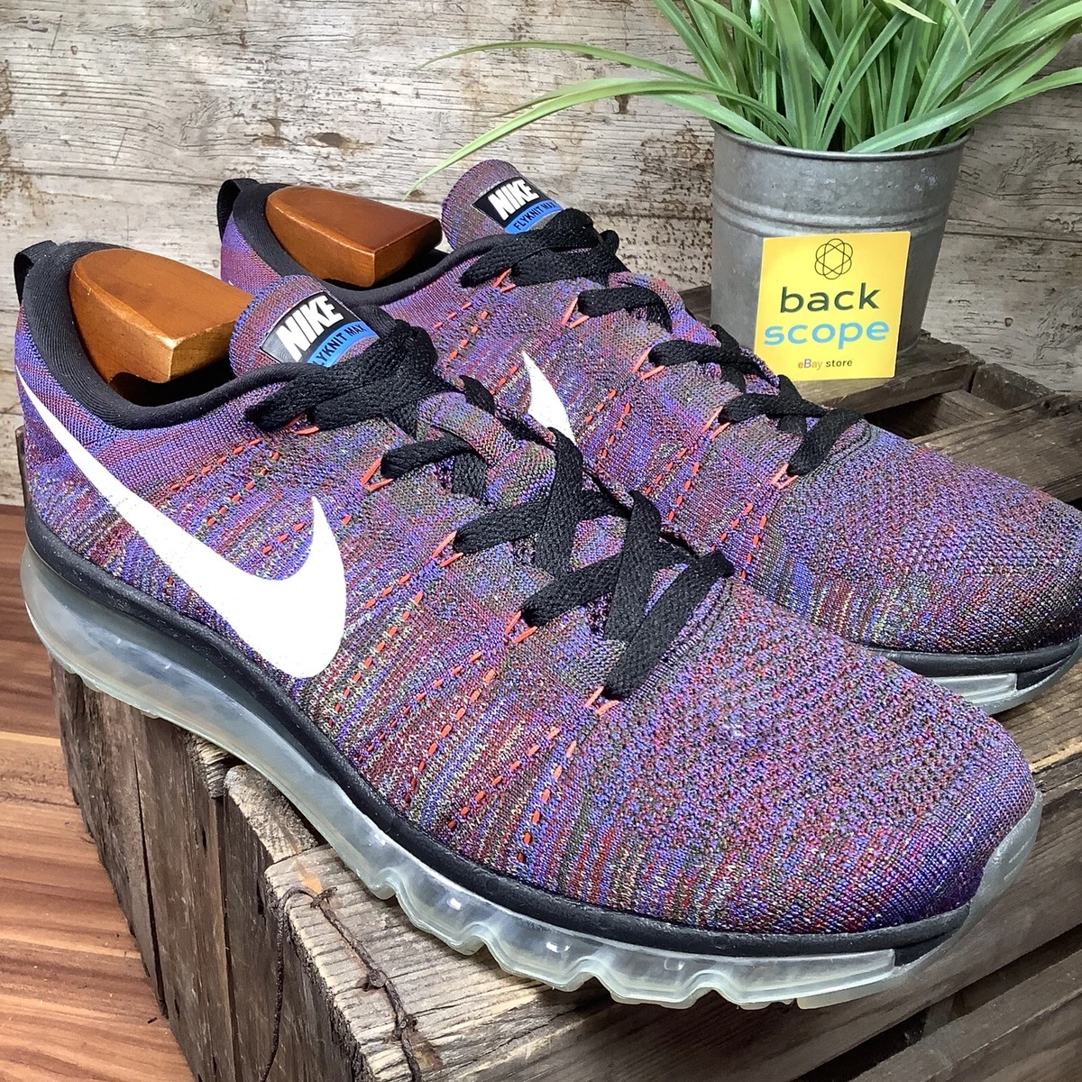 Nike flyknit top air max purple