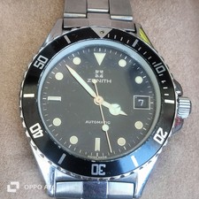Vintage 1990 Zenith Sub Diver 20 ATM  Ref.02....