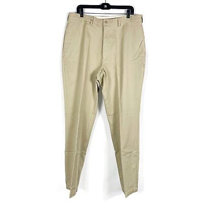 Polo Ralph Lauren Gordon Chino Pants Tan Flat Front Sz 38 x Polo Ralph Lauren Gordon Chino Pants Tan Flat Front Sz 38 x