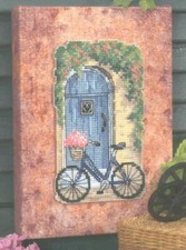 New Dimensions Cross Stitch Kit Stone Path Series 72836 Bicycle Delivery