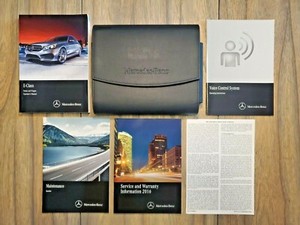 2016 Mercedes Benz E Class E250 E400 E550 E63 AMG Owners Manual Set w