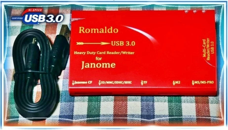 AUSTRALIAN SITE: latest Janome GENUINE Card Reader/Writer USB 3.0 - made to last - image 2 of 4