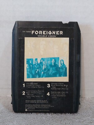 Foreigner - Double Vision (8-Track, 1978, Atlantic) TP-19999 ~ 