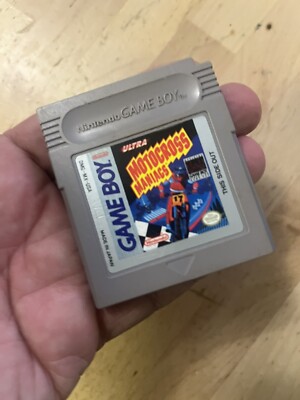 Motocross Maniacs (Nintendo Gameboy, 1990) GB Original Game Boy Cartridge
