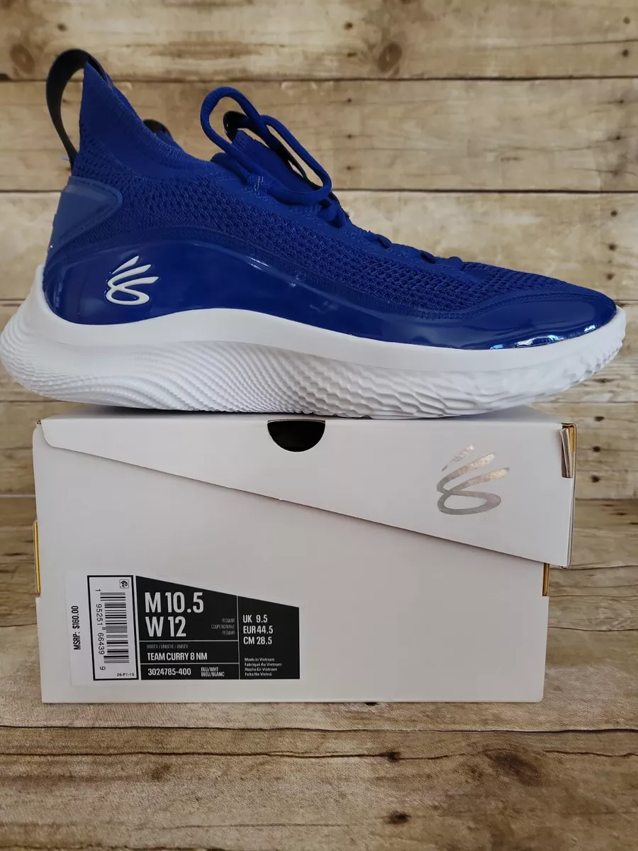 Under Armour Curry 8 NM Team Blue Sz 10.5 New DS