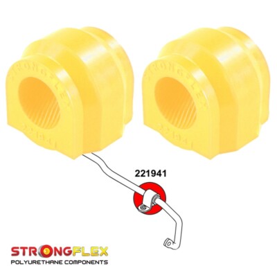 Stabilisatorbuchsen Vorne Für Audi A3 III Gelb Polyurethan strongflex