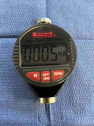 SPI 15-136-5 Portable Digital Durometer, 0 to 100 HSA Shore A Hardness