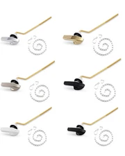 Toilet Tank Flush Lever Handle,Angle Mount Toilet Handle for Kohler K-GP30324-CP