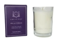  Aquiesse FIG & CYPRESS  6.5oz Scented Soy Candle 