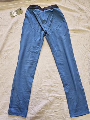 REI Coop Kids Size M (10-12) Midweight Long Thermal Bottoms horizon blue - Picture 2 of 3