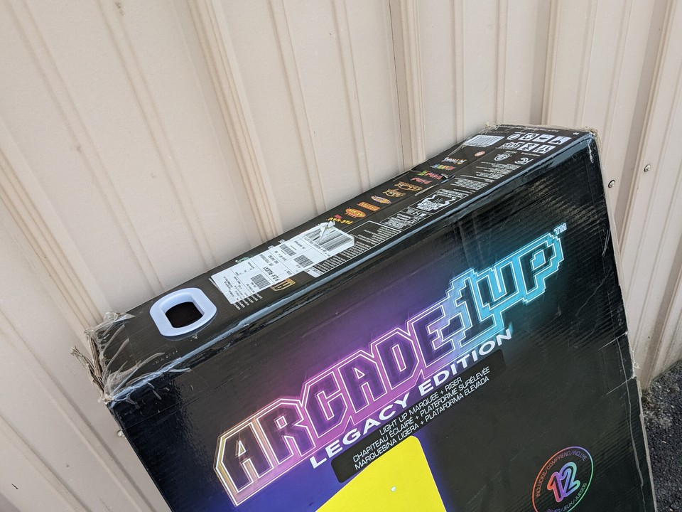 BOX ONLY Arcade-1Up Legacy Edition Pac-Man Bandai Namco Light Up ...