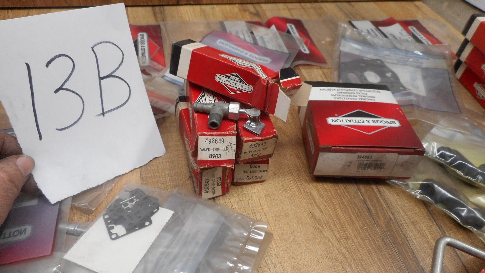 Large Lot NOS Small Engine Lawn Mower Parts Briggs & Stratton Carb Kit