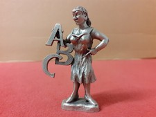 Ginzkey W pełni plastikowa cynowa figurka DIe Nauczycielka, wysokiej jakości cynowa figurka Ginskey