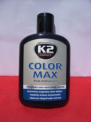 COLOR MAX SCHWARZ Autopolitur mit Carnauba WACHS Farbpolitur  200ml  K020