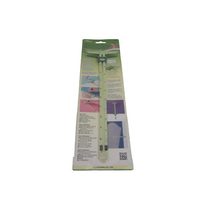 NEW CLOVER Sliding Gauge for Spacing Button Holes Seam Allowances Sewing Crafts