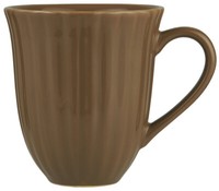 Kaffeebecher, Tasse Mynte Hazelnut Braun FüR 300Ml Steingut Ib Laursen