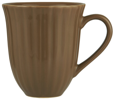 Kaffeebecher, Tasse MYNTE Hazelnut braun für 300ml Steingut Ib Laursen