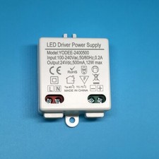 LED Driver Power Supply for Strip Lights and Displays with Easy Terminals