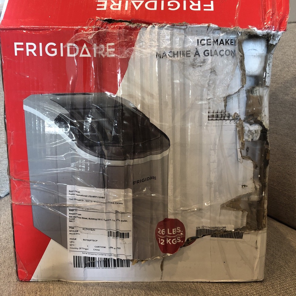 Frigidaire EFIC189 Compact Ice Maker Silver eBay