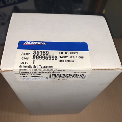 ACDELCO GM# 88996998 ACD# 38159 N.O.S ACCESS DRIVE BELT TENSION 