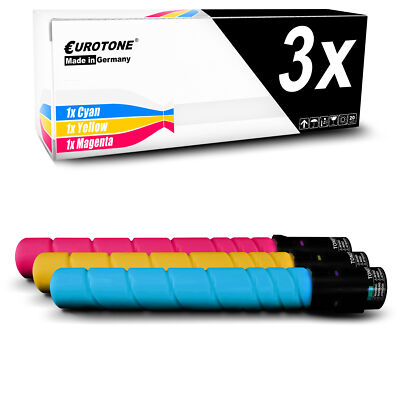 3x Patrone für Konica Minolta Bizhub C-360