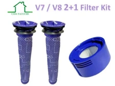 2 Pre Filter + 1 HEPA Post-Filter Kit for Dyson V7 V8 Cordless Stick Vacuum