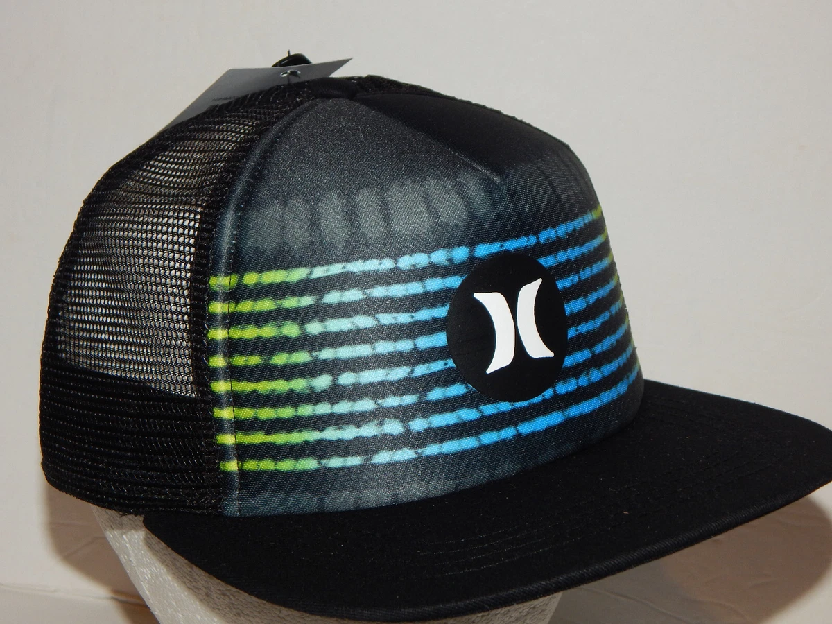 Hurley Balboa Trucker Hat Cap Snapback Black Multicolor eBay
