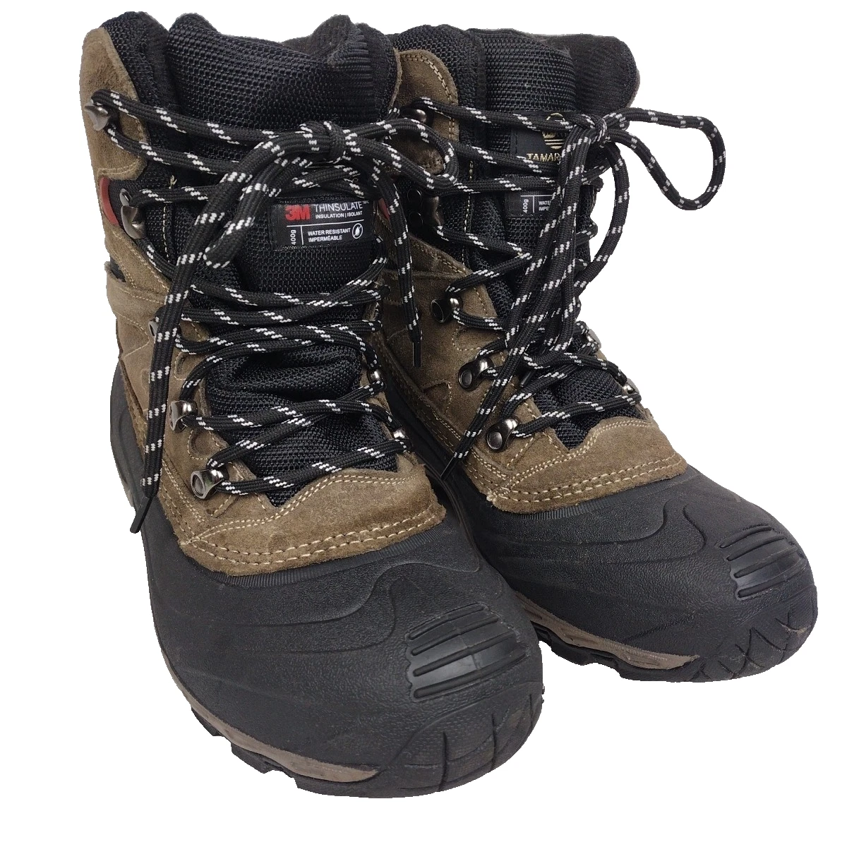 Tamarack Brown Leather Hiking Winter Ankle Mems 8 Thinsulate 400 Grams