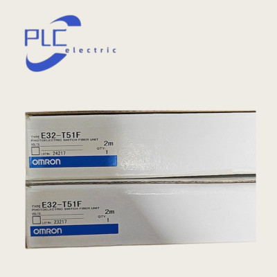 A Set NEW Omron E32-T51F 2M Optical Fiber Sensor Relative Form Optical Axis Φ5