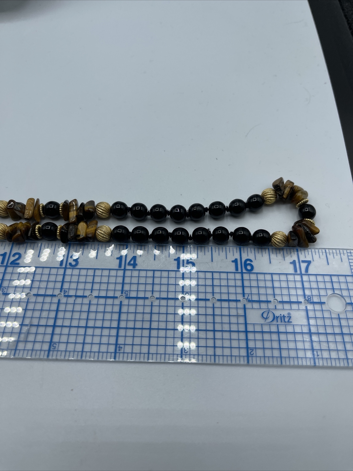 Beautiful Gemstone BEADED Statement NECKLACE  #NF… - image 11