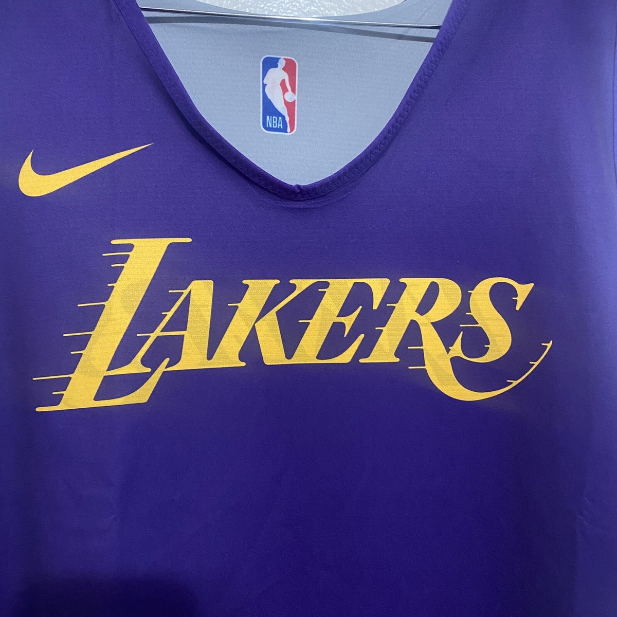 Nike Los Angeles Lakers Team Issued Reversible Practice